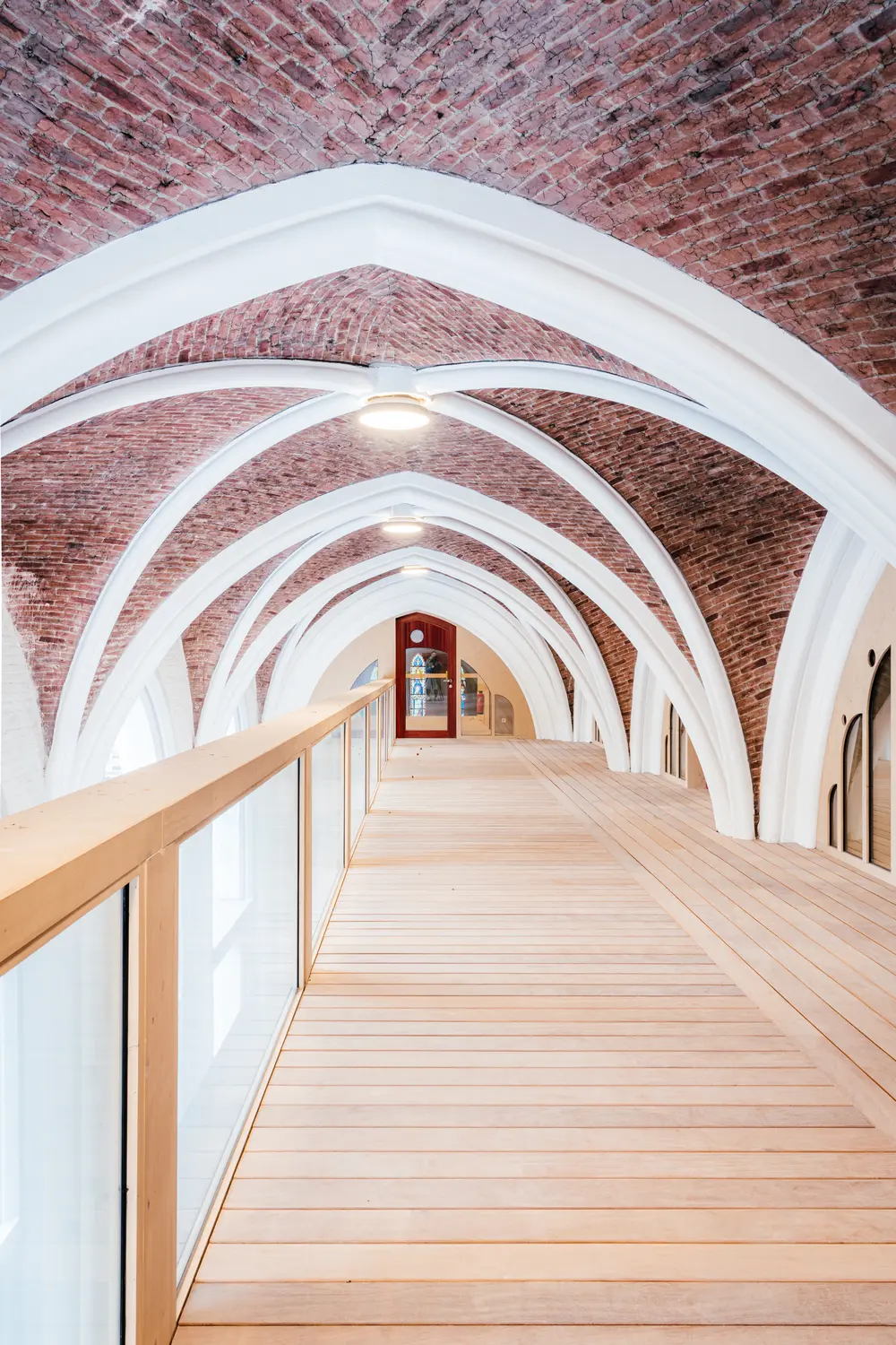 wandelweg naast de nieuwe verdieping