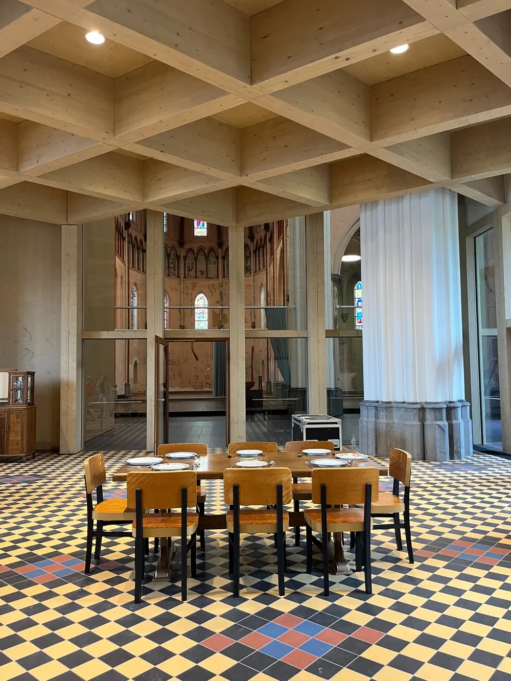 sociaal restaurant binnen