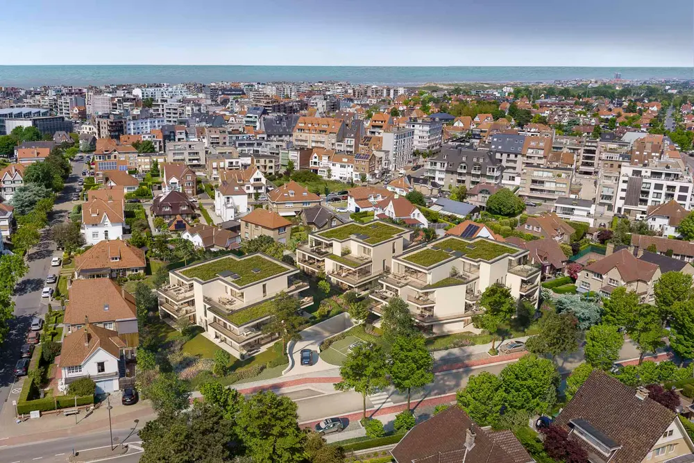 luchtfoto woonproject