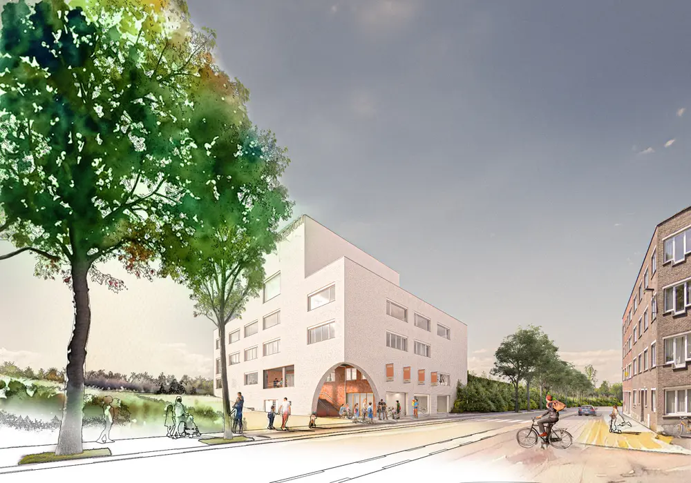 simulatie vanop koningin fabiolalaan