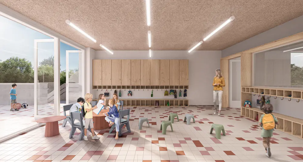 toekomstbeeld interieur kleuter