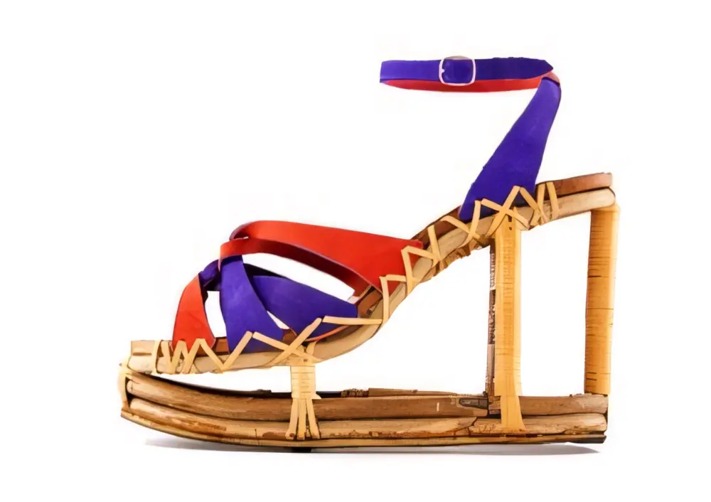 Bamboo shoe 2006 van Jan Jansen