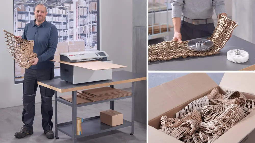 HSM ProfiPack verpakkingsopbolmachine