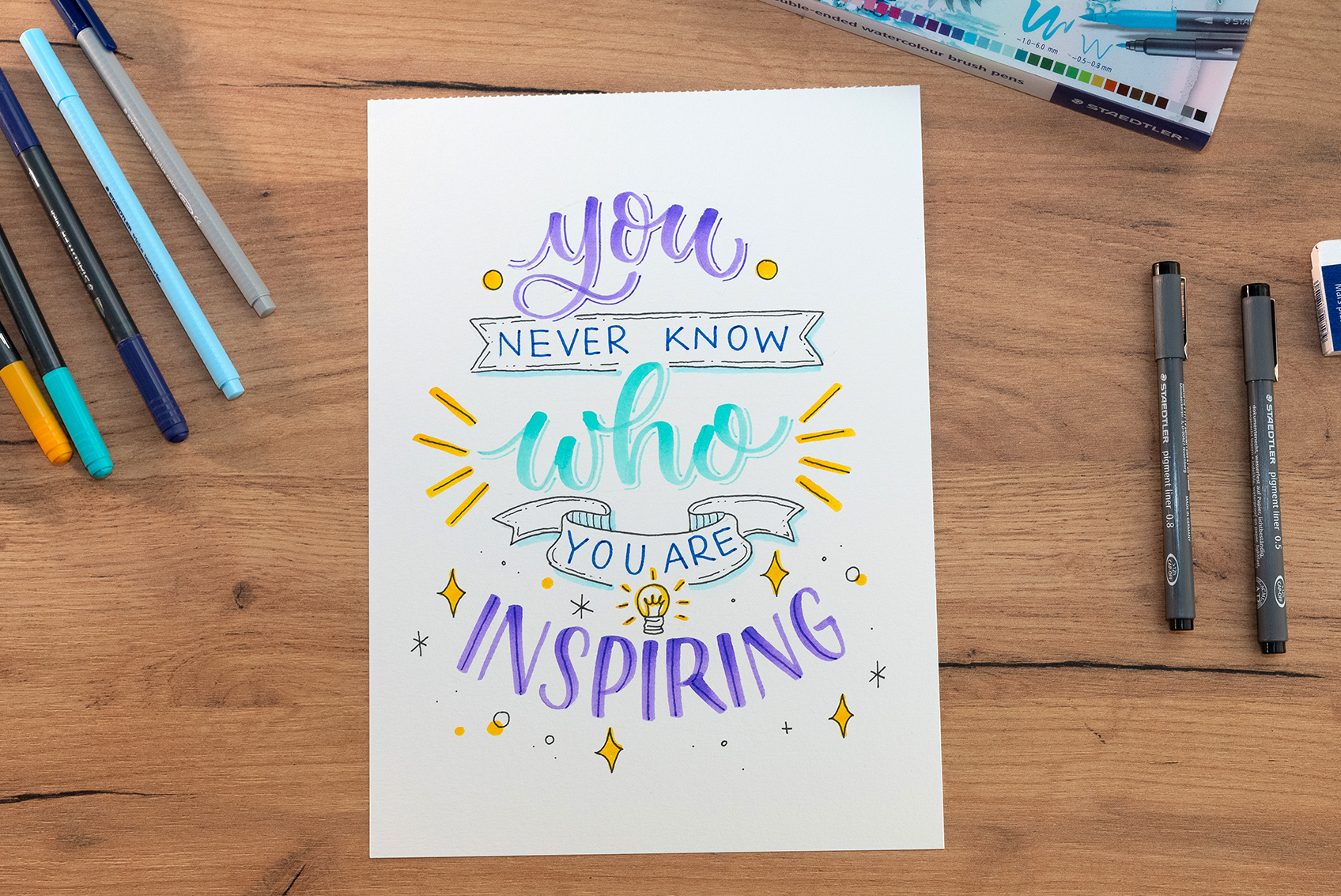 Handlettering met Staedtler1