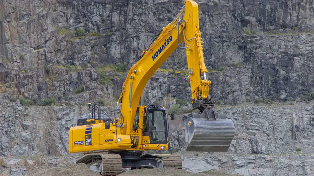 Komatsu kraan, pionier in intelligente sturing