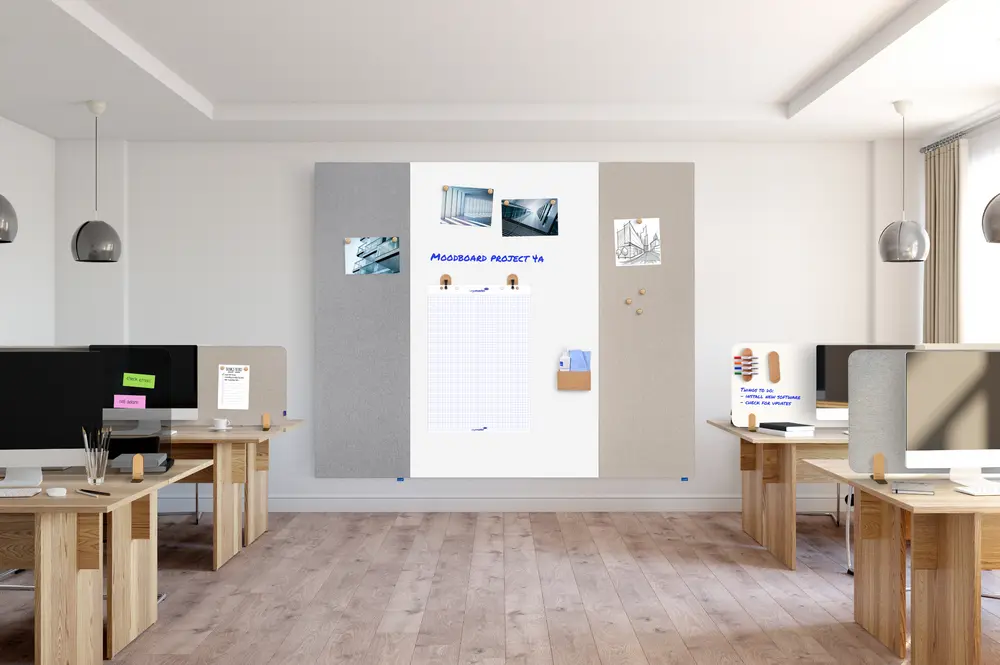 Matte glasborden van Legamaster