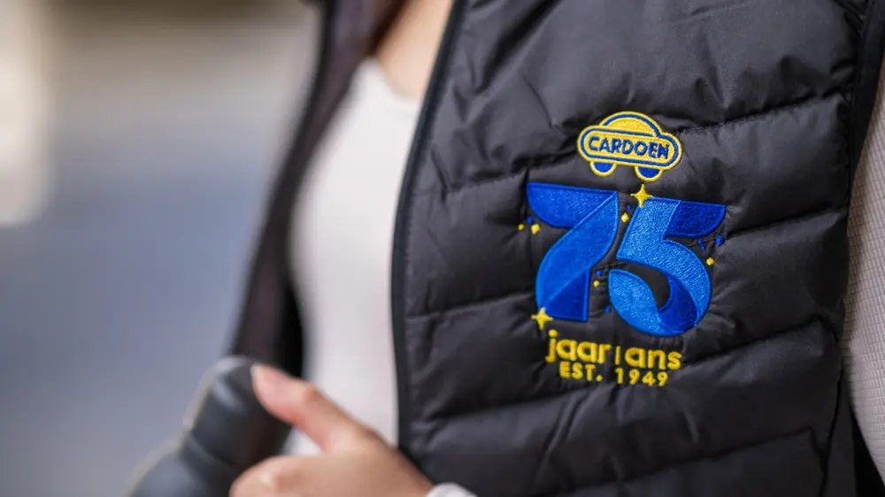 Cardoen bodywarmer 75 jaar