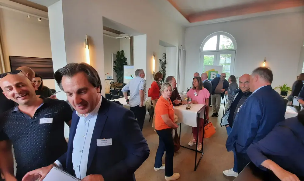 receptie voor meeting