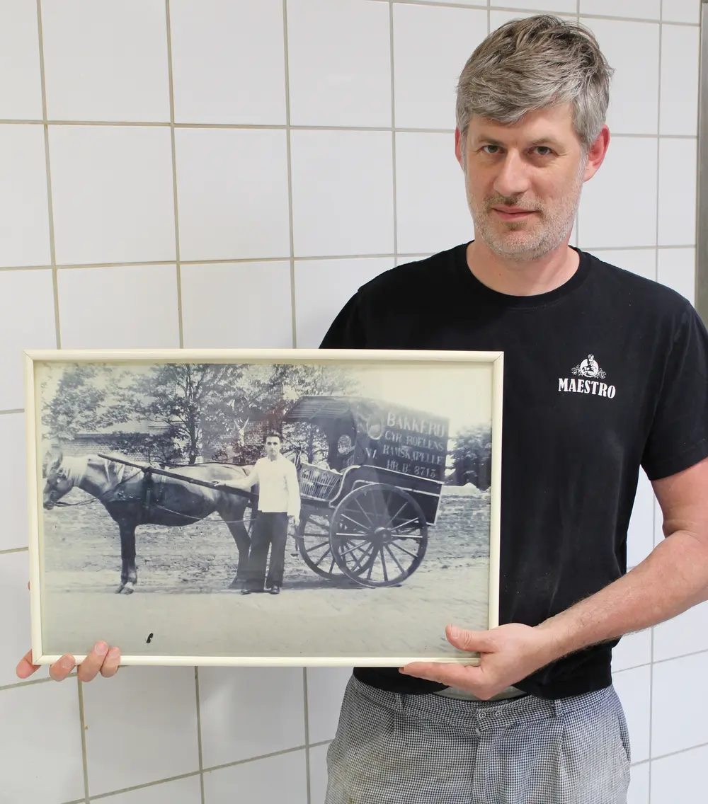 Axel Roelens met foto van Cyriel
