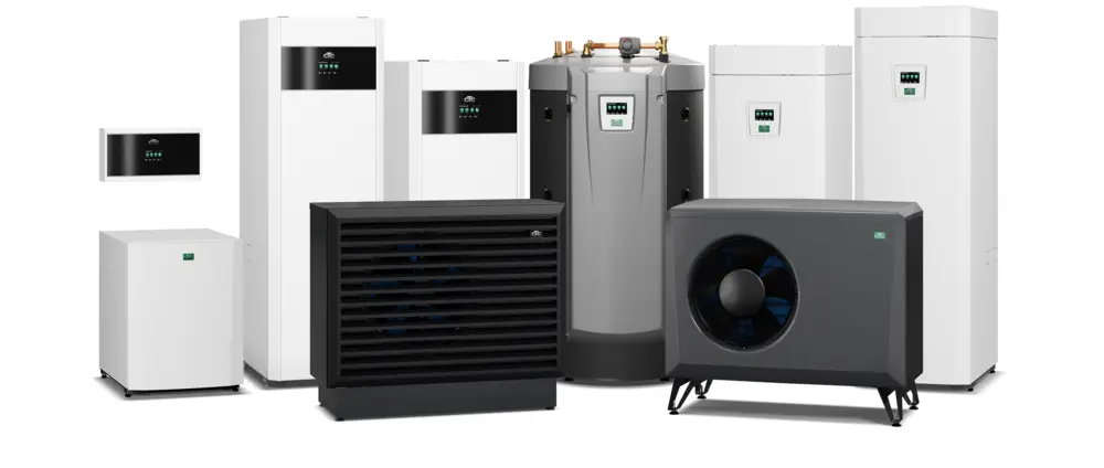 productfamilie van ctc heat pumps