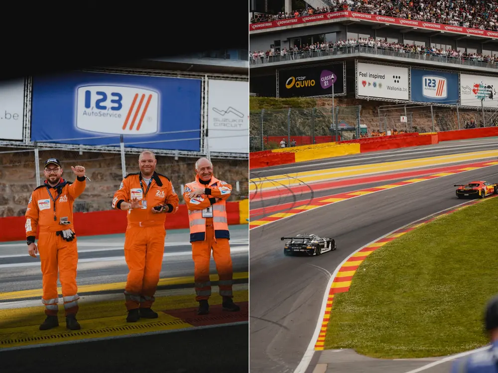 1,2,3 AutoService in poleposition voor 100e verjaardag 24 uur van Spa-Francorchamps