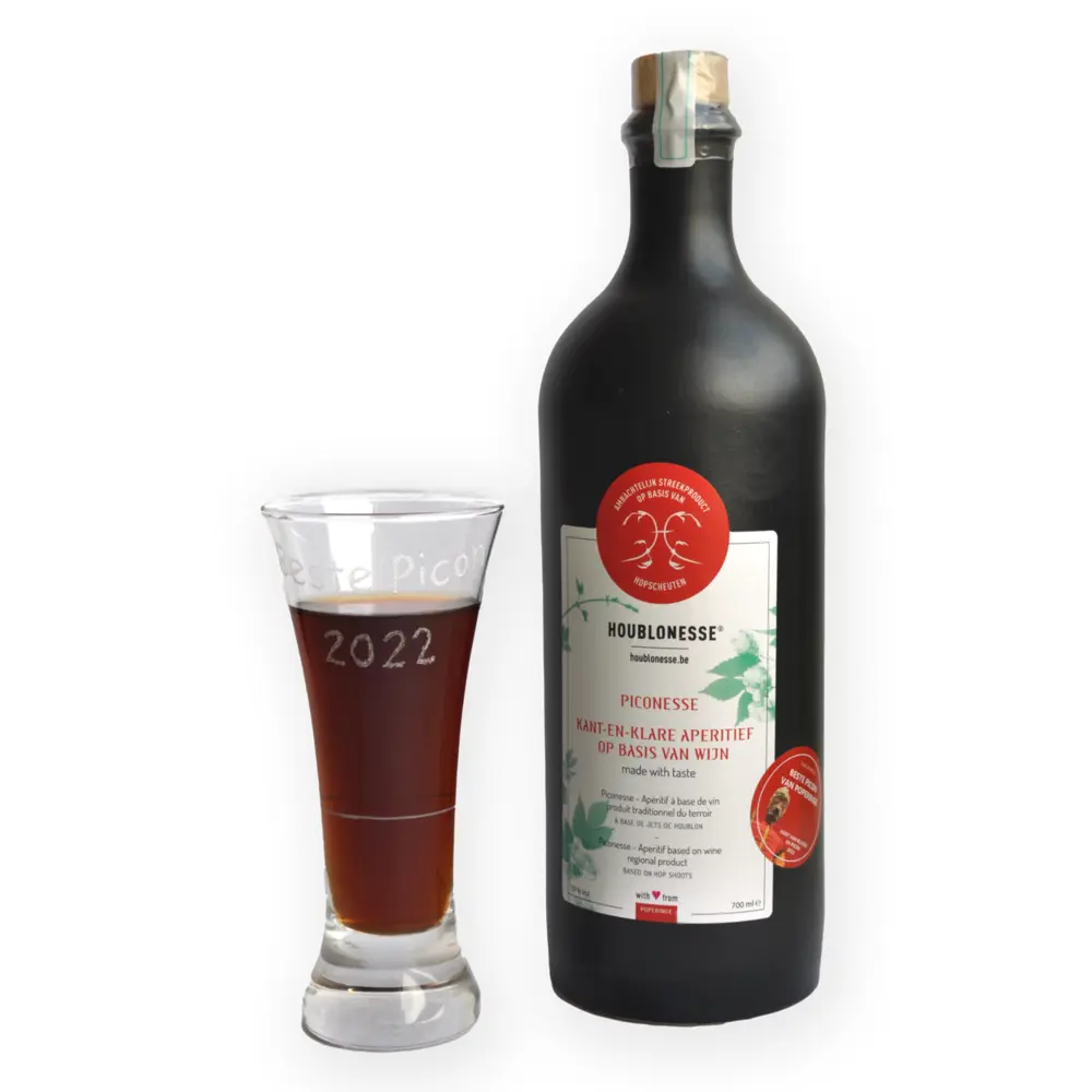 Piconesse fles en glas