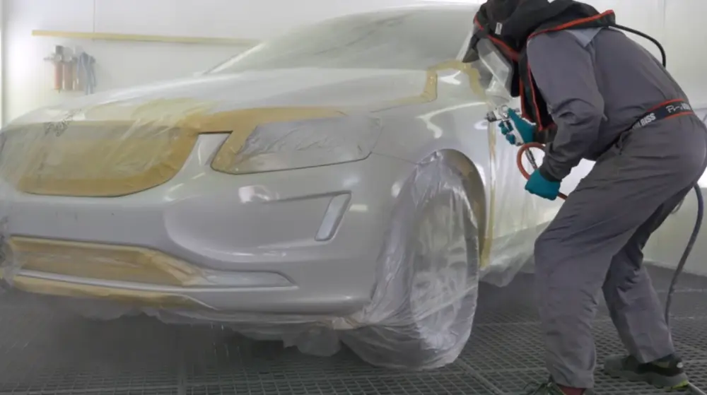 stapsgewijze 3-laagsreparatie van parelmoerwit 5