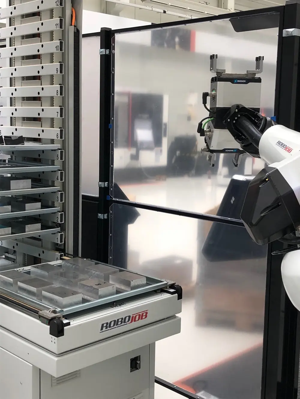 RoboJob integreert SCHUNK automatiseringssystemen