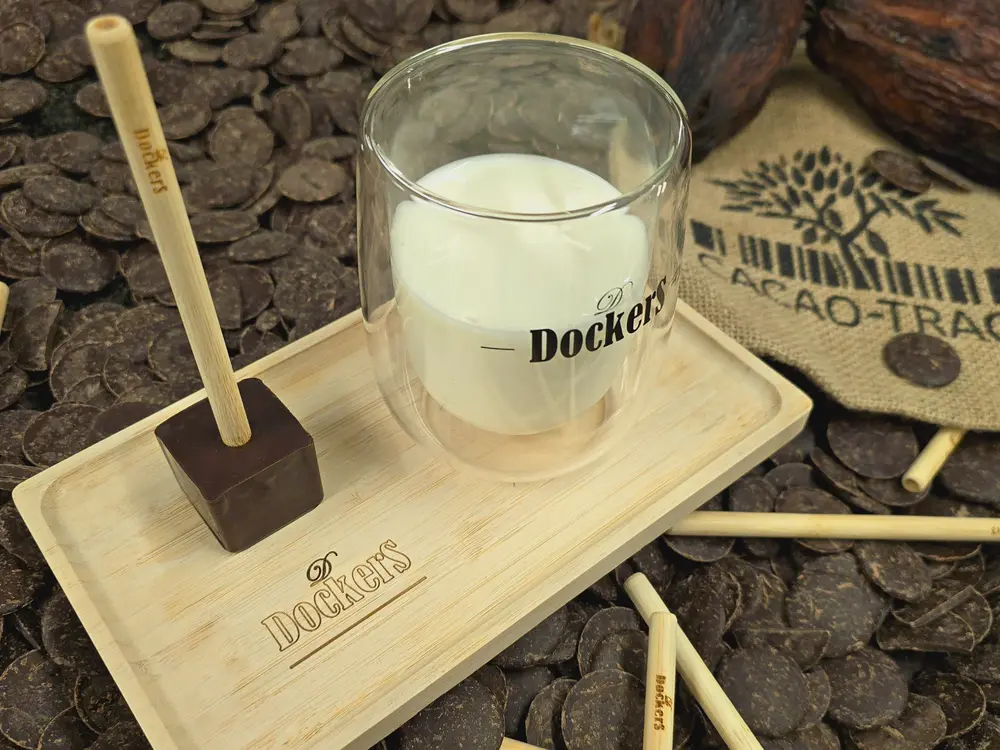Hot Chocolate Straw Dockers