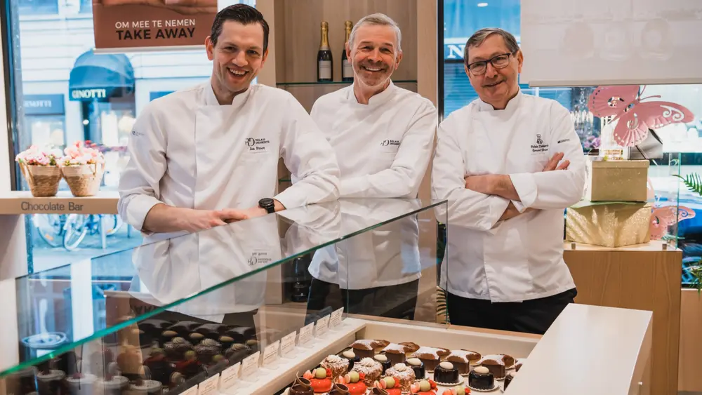 Jan Proot, Gunther Van Essche en Bernard Proot vormen het hart van het atelier