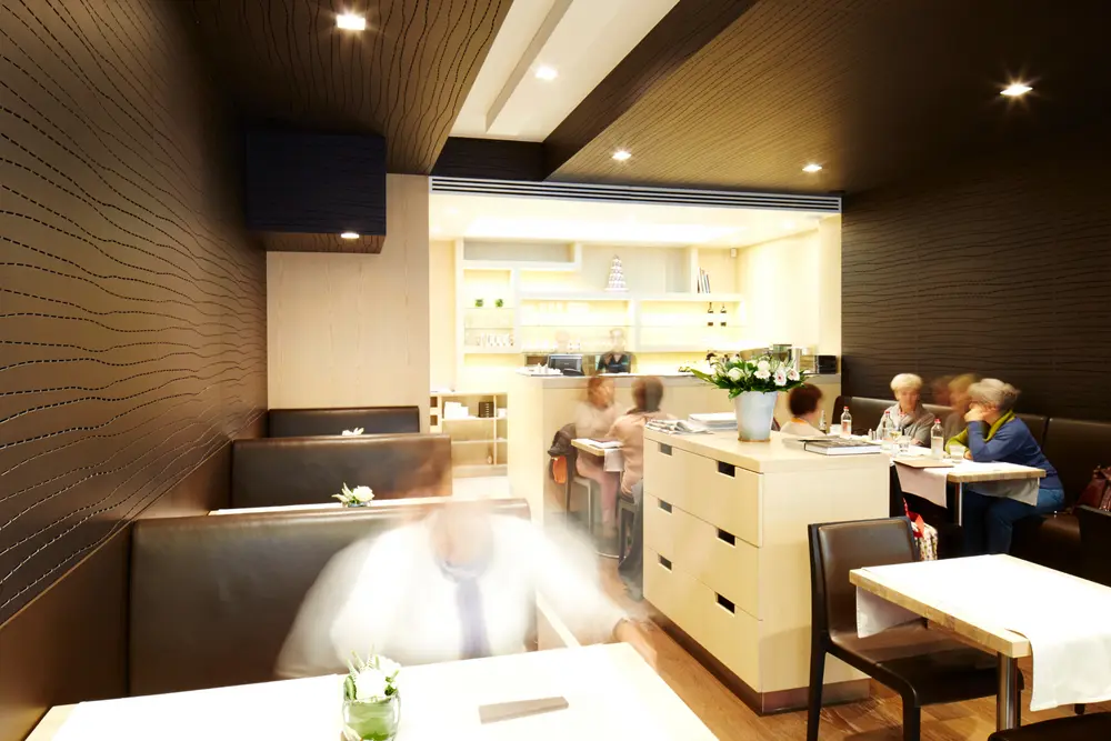 De Chocolate Lounge biedt lunch, maar vooral ook de zoete lekkernijen van DelReY