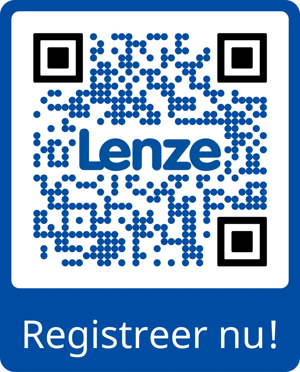 QR-code Lenze inhouse event