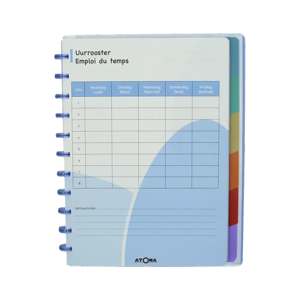 Atoma uurrooster agenda