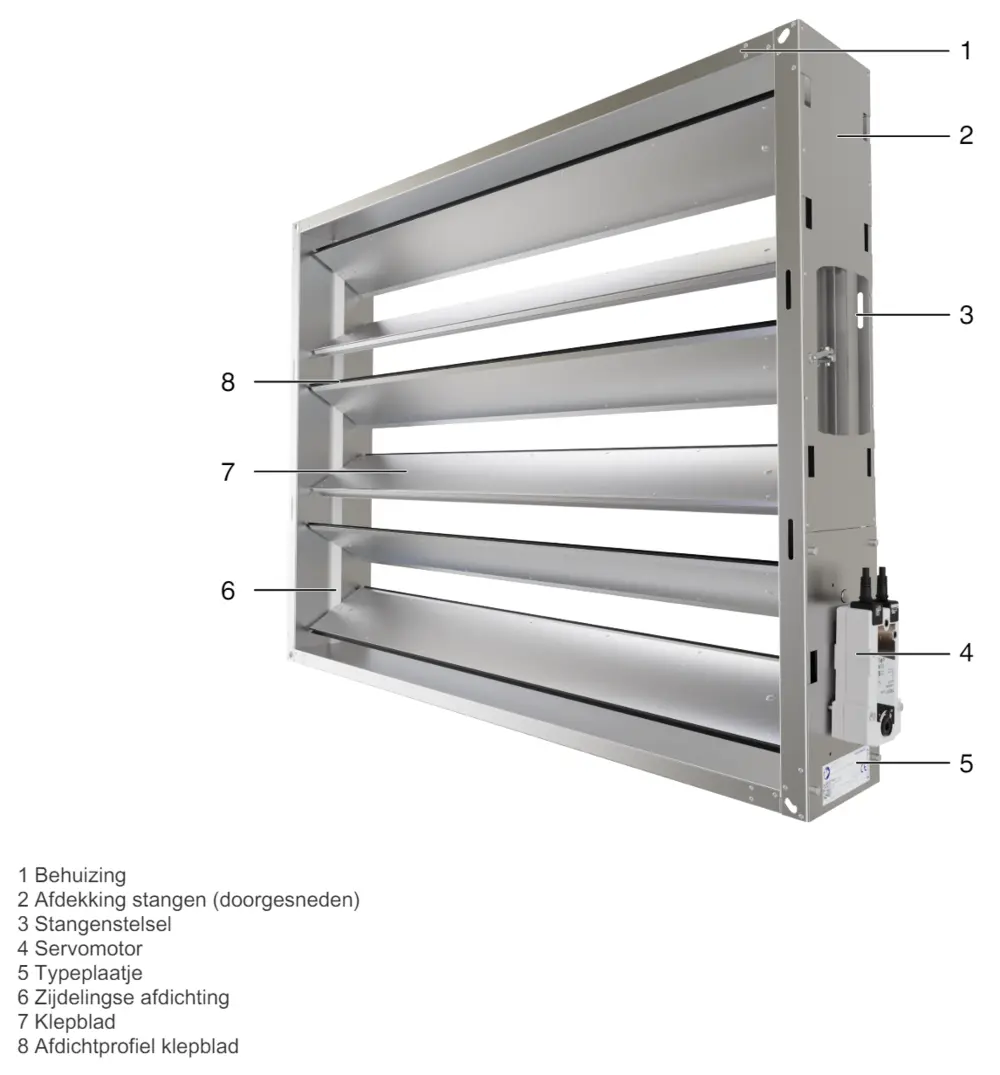 Onderdelen EK-JS Trox