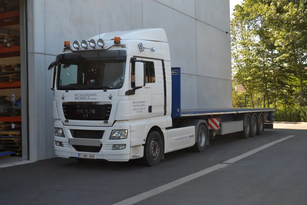 Metaalwerken Michiels brengt zijn producten zelf ter plaatse bij de klant