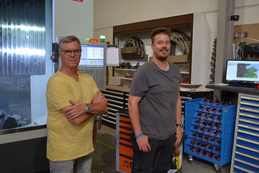 De zaakvoerders van R.P. Detavernier: Frank Cooreman (l.) en Ken Cooreman (r.)