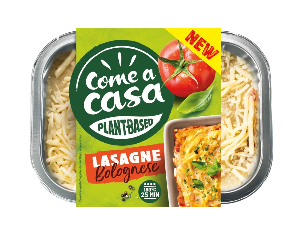 Come à casa plantbased lasagne