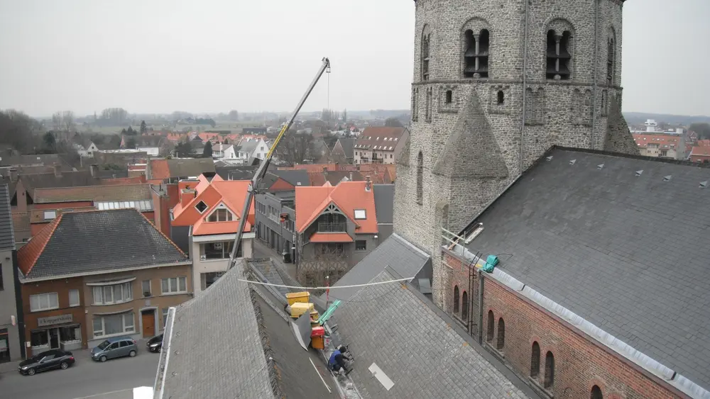 Dakwerken kerk Torhout