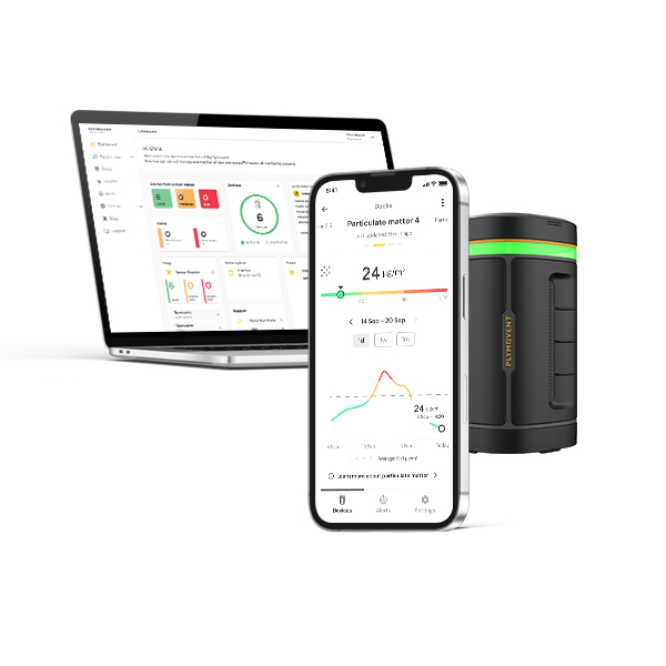 Door de binnenluchtkwaliteit te bewaken,