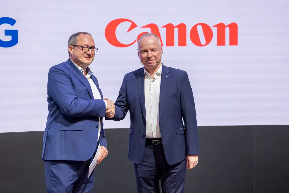 Heidelberg en Canon op Drupa
