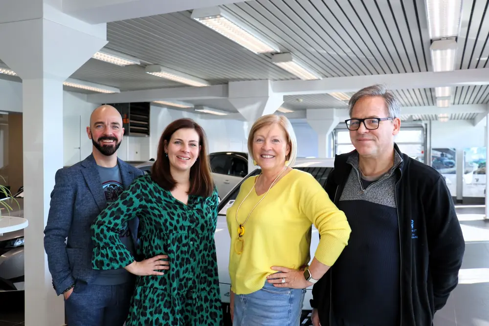 Van links naar rechts: Philip De Bleser, Lore Geens, Nicole Gijsemans, Geert Serneels