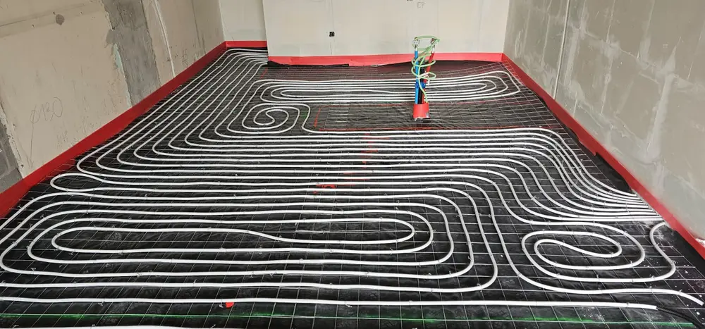 Indu verwarmingssysteem (op staalmatten)