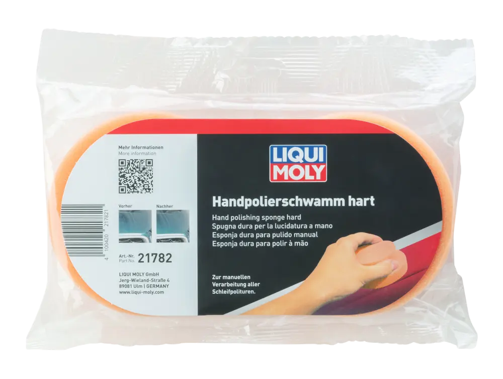 Handpolijstspons hard