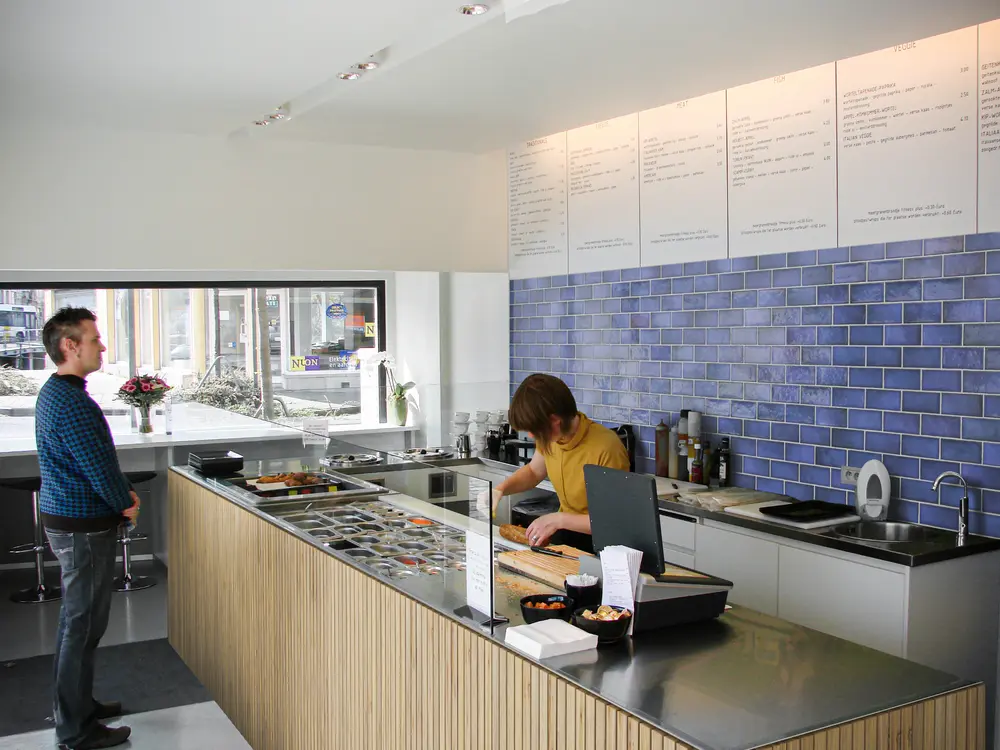 Broodjesbar ingericht door Subliem