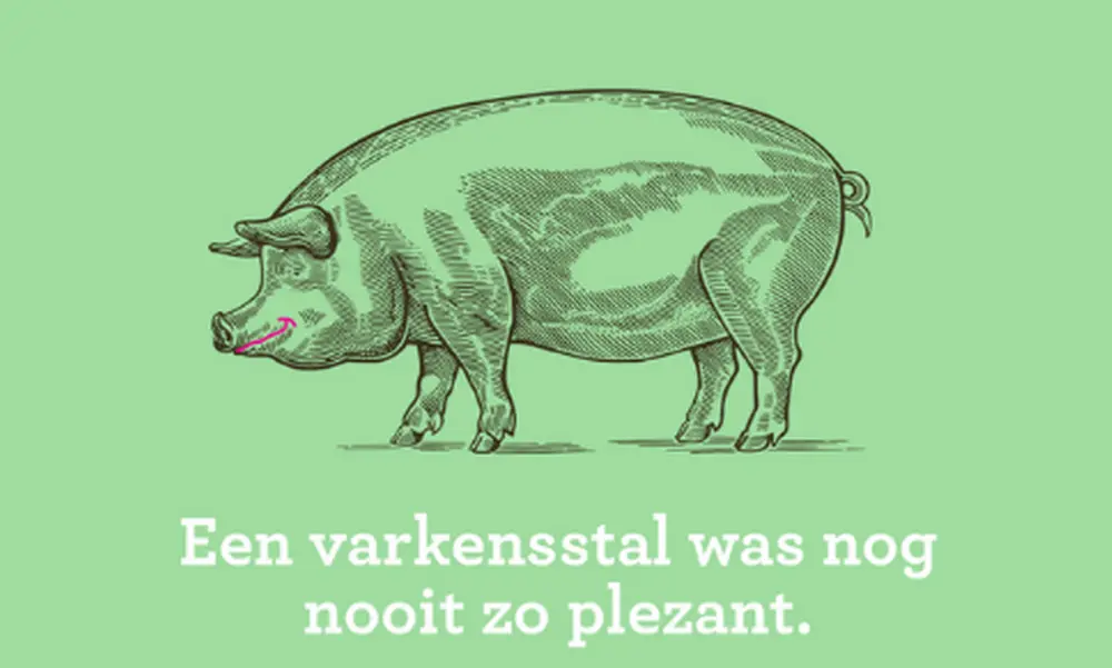 een varkensstal was nog nooit plezant