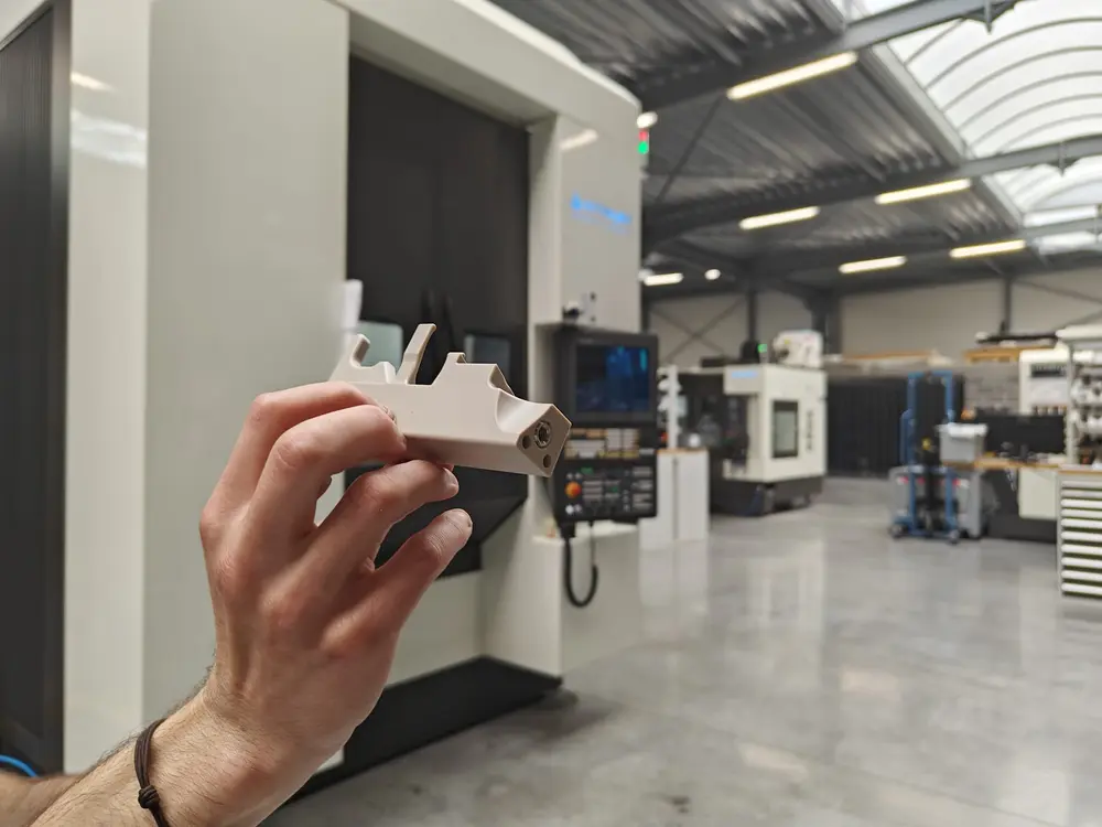 Complex afgewerkt stuk