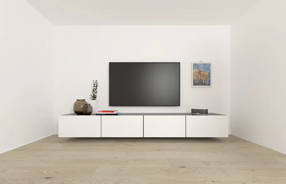 bevestiging tv met hollewandplug