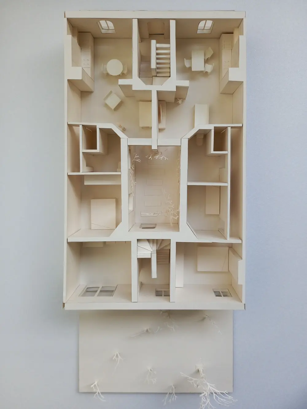 Maquette woonproject Bellefleur (Beeld: Havana architecten)