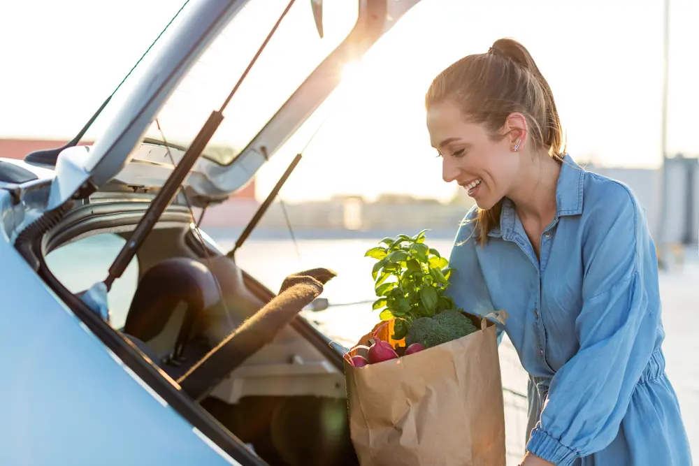 Car is essential for shopping