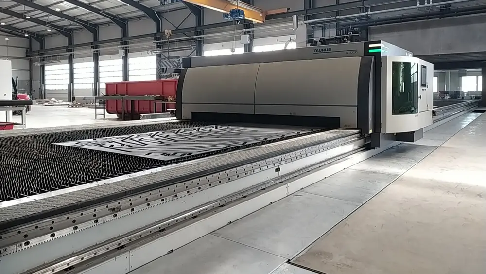 de lasersnijtafel