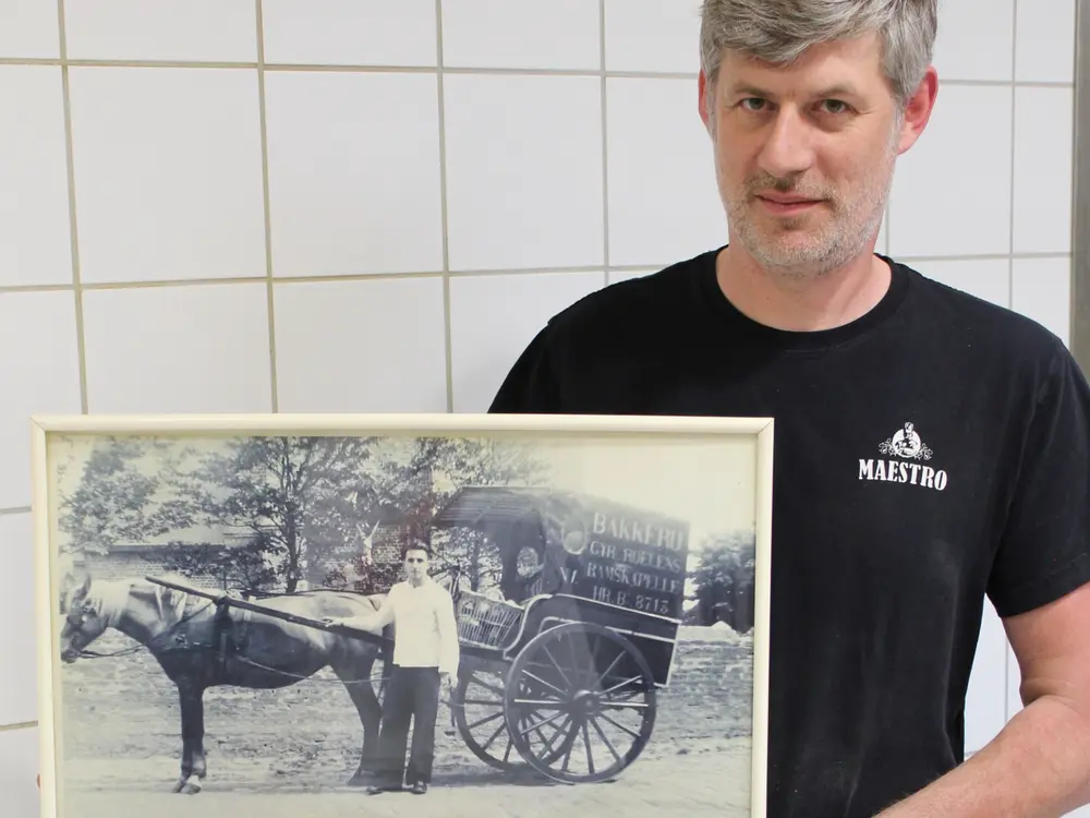 Axel Roelens met foto van Cyriel