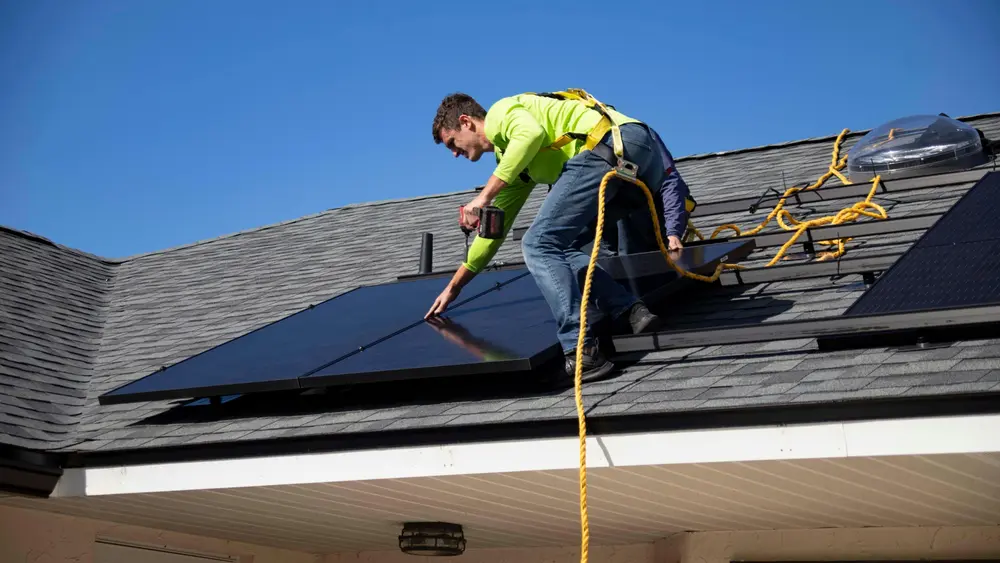 installatie van pv-panelen