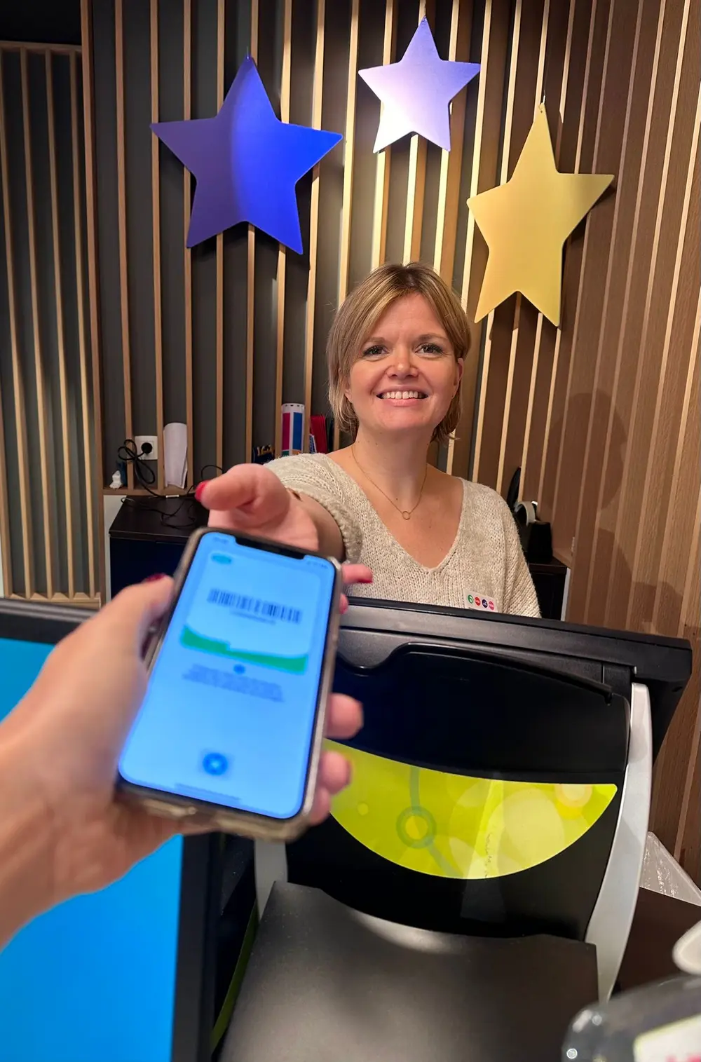 Nationale Loterij transactie te zien in een POS-setting