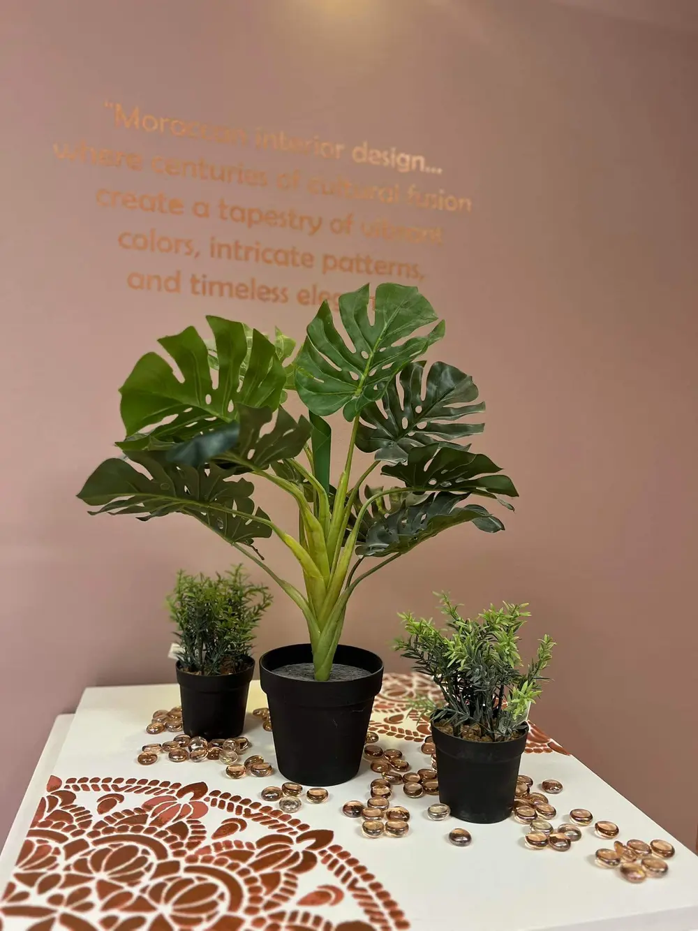 Marokkaans design met plant