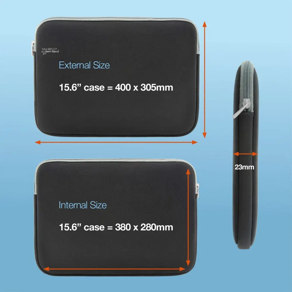 Antibacteriële 15,6" computerhoes 3