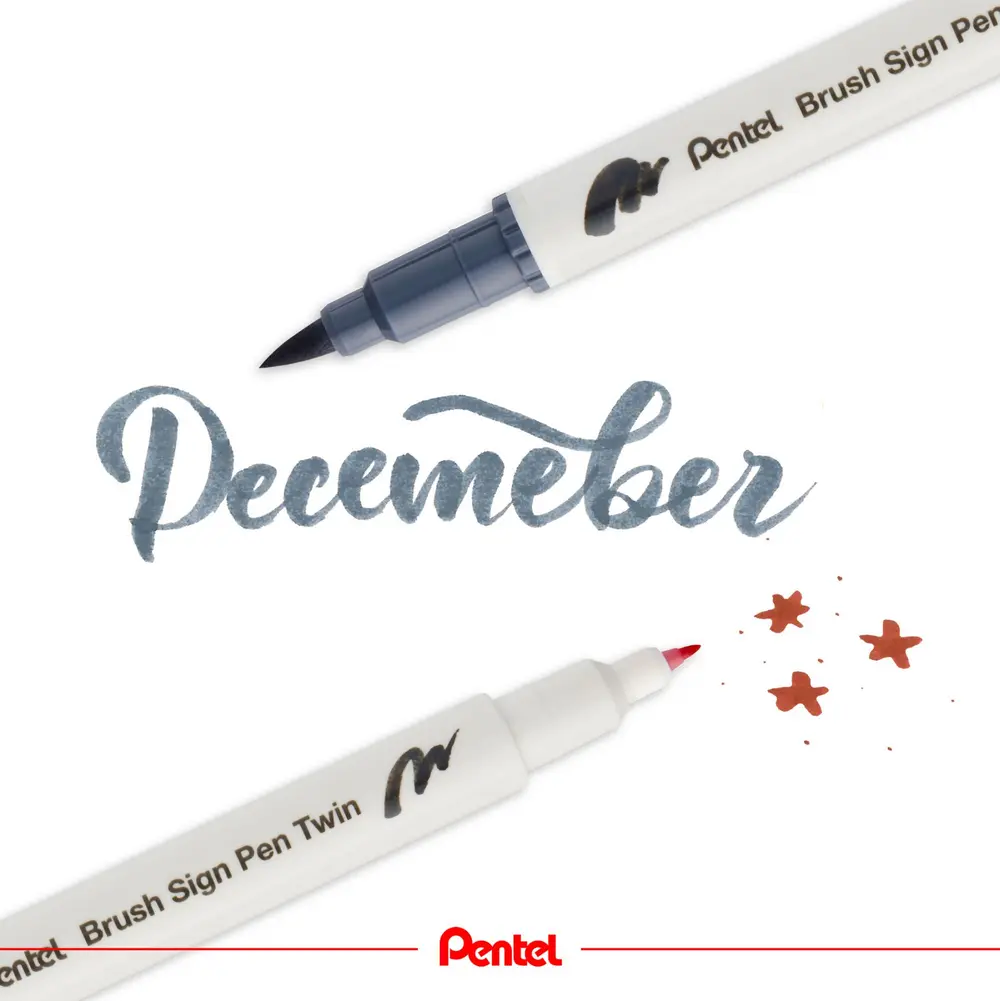 Brush Sign Pen Twin 6