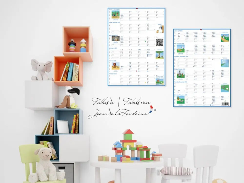 Jean De La Fontaine interactieve kalender