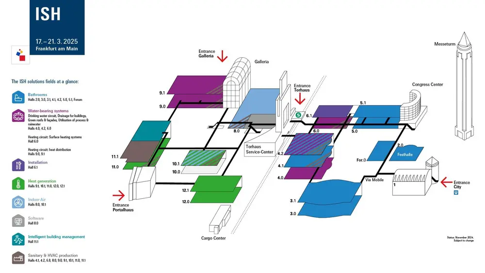 ISH plan beurs