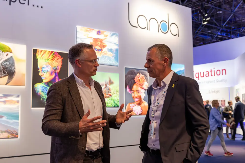 Gelato en Landa op Drupa