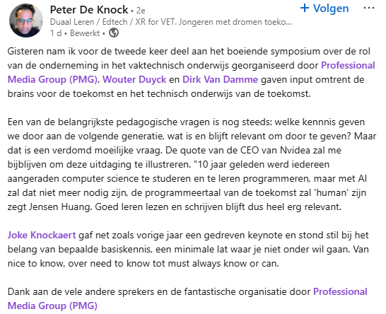 peter de knock